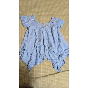 Free People Women's Hailey Embroidered Flowy Tank